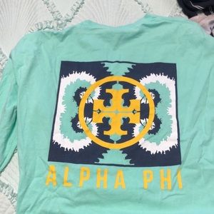 Long sleeve shirt alpha phi